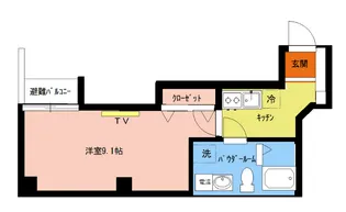 エクロール武蔵藤沢【6階】の間取り