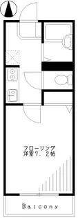 ロジーナ松庵【2階】の間取り