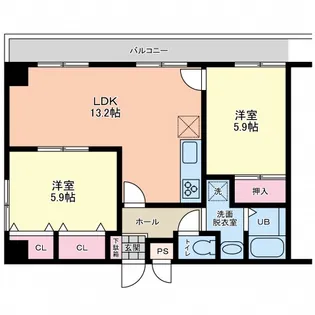 グランディール光町【3階】の間取り