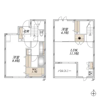 gluck haus グリュックハウスの間取り