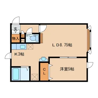 フィール A棟【1階】の間取り