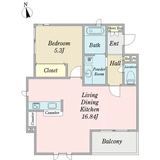 ユリシス【2階】の間取り