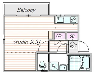 マ・シェリ壱番館【1階】の間取り