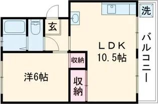 第一中村ビル【1階】の間取り