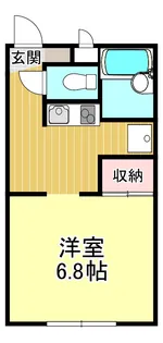 パレスみいろよし【2階】の間取り
