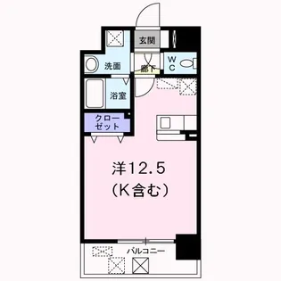 クラウン パレス【5階】の間取り