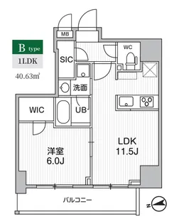 エスレジデンス新御徒町キアロ【4階】の間取り