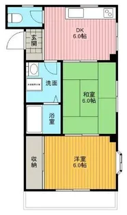 コーポサンサン【2階】の間取り