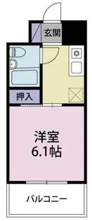 ダイアパレス佐古三番町【9階】の間取り