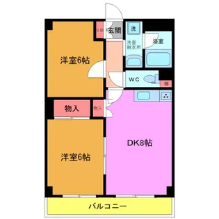 浦安タウンハウス【3階】の間取り