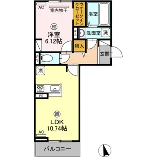 プリマヴェーラ下郡【3階】の間取り