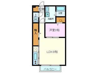 アドミラーブル【2階】の間取り
