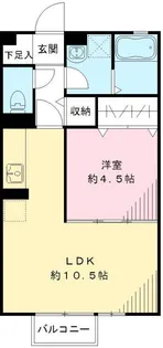 アバンギャルド【2階】の間取り