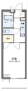 レオパレスしろがね【3階】の間取り