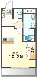 パレスひだまりの丘【2階】の間取り