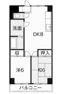 第2かなまるビル【5階】の間取り