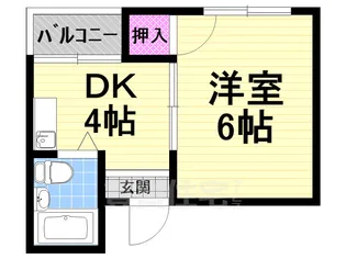 エムズ四條畷【2階】の間取り