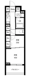 セジョリ高井戸【1階】の間取り