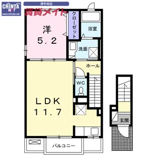 AKプレミール D【2階】の間取り