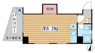 コーポ和泉【1階】の間取り