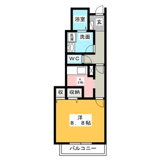 grandis masuda【1階】の間取り