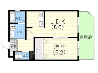 シロハイヌ文の里【1階】の間取り