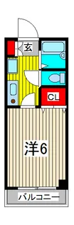 ISハイツ【2階】の間取り