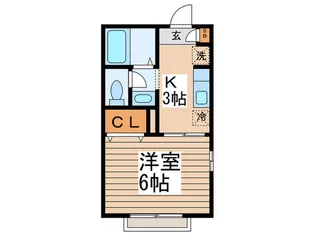 グリーンテラスK【1階】の間取り