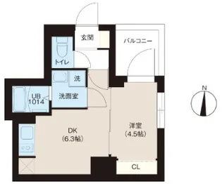 aLATO錦糸町south【5階】の間取り