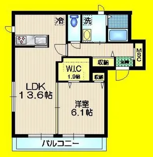 フルール八幡山【2階】の間取り