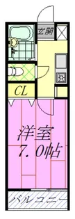 ラ・セジュール【1階】の間取り