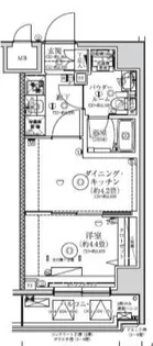 レアライズ赤羽イースト【3階】の間取り