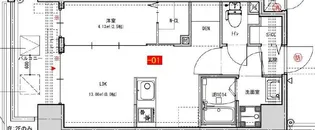 Modern palazzo博多FRONT【8階】の間取り