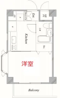 メゾン大井町【4階】の間取り