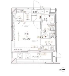ステージファースト上落合【2階】の間取り