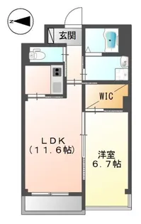 シュエットメゾン【2階】の間取り