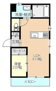 ユイシア福室【2階】の間取り