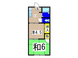 スタ-ヒルズ大津【1階】の間取り
