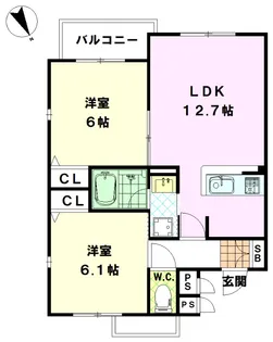 イデアール【1階】の間取り
