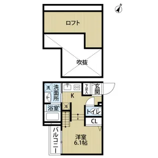 ラピュター【1階】の間取り
