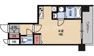アドバンス西梅田2【8階】の間取り