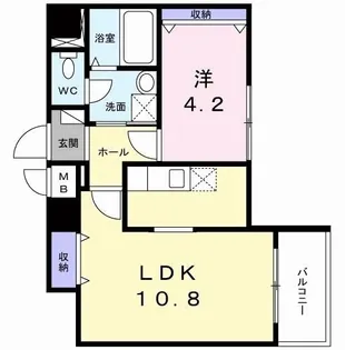 アクアーリオ【1階】の間取り