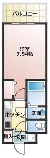 ロイス茨木奈良町【2階】の間取り