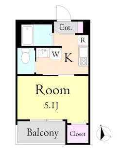 MELDIA南浦和III【3階】の間取り