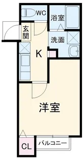 シャインコート武里【2階】の間取り