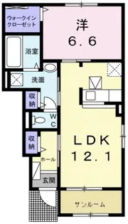 エンジェル ブーケ【1階】の間取り