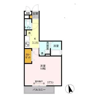 エレガンス・チヨダ【1階】の間取り