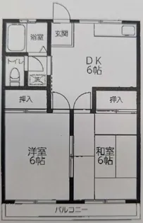 サンハイム桜ヶ丘【2階】の間取り