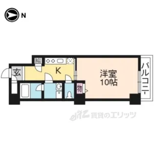 モンヴェール烏丸御池【2階】の間取り