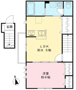 レヴァン・フランセ【2階】の間取り
